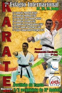 Estágio de Karaté no Barreiro Com a presença do Sensei Alessandro Cardinale