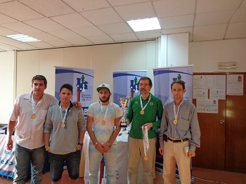 Campeonato Nacional por Equipas 2013/2014 - Fase Final da 2ª e 3ª Divisão Santoantoniense FC do Barreiro 3º no pódio na 2ª Divisão