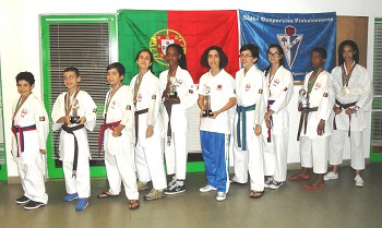 Palmela - Escola Desportiva de Karaté do Clube Desportivo Pinhalnovense Participou com dez atletas na Seleção Nacional KPS