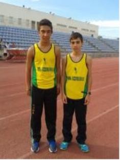 Centro de Atletismo da Baixa da Banheira - Moita Miguel Pereira e Diogo Santos presença positiva no Seixal