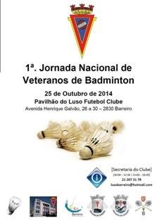 Barreiro - Luso Futebol Clube Campeonato Nacional de Veteranos de Badminton
