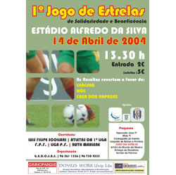 Futebol -A 14 de Abril No Estádio Alfredo da Silva, às 13h30 “Canta Brasil” no Jogo de Estrelas do Barreiro