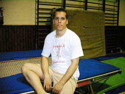 Nuno Mariani nos Europeus de Trampolins