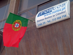Euro 2004 Bandeiras desfraldadas apoiam a nossa selecção