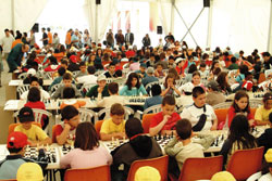Xadrez no Parque da Cidade Cerca de 1500 alunos participam no Inter Escolas