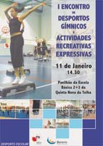No Barreiro - Desporto Escolar I Encontro de Desportos Gímnicos