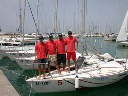 Quebramar/LBC Tanquipor Match Racing Team Venceu hoje as três regatas realizadas da ISAF Nations Cup