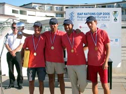 Quebramar/LBC Tanquipor Match Racing Team Equipa vencedora da ISAF Nations Cup