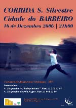 Corrida S. Silvestre no Barreiro Participação de quase 200 atletas