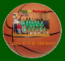 ESSA Barreiro prossegue na Taça de Portugal Esgueira - 63 - ESSA Barreiro - 86 . ESSA-Barreiro continua imparável