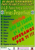 Grupo Desportivo Fabril – Barreiro Promove “Férias Desportivas 2007”