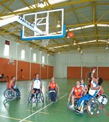 Minibasket, basquetebol em cadeira de rodas e cicloturismo Desporto nas Festas Populares de S. Pedro