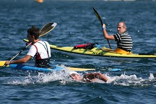 Travessia do Sado a Nado - Setúbal Bateu o recorde de participações Arseniy Lavrentyev foi o vencedor
