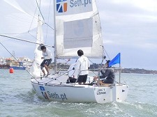 Equipa de Álvaro Marinho - Barreiro Seth Sailing Team nos quartos-de-final do Europeu de Match Race