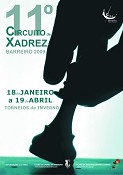 Torneios de Inverno do 11º Circuito de Xadrez do Barreiro Arrancam dia 18 de Janeiro