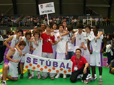 Festas do Basquetebol Juvenil 2009 Selecção Regional de Setúbal de Sub 16 Masculinos obteve o 2º. lugar