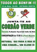 Associação de adeptos do Vitória FC Setúbal Organiza "CORDÃO VERDE - SETÚBAL SAI PARA A RUA - TODOS AO BONFIM "