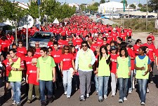 Em Vendas Novas Marcha da Saúde apoia a Liga Portuguesa Contra o Cancro