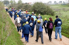 Exercício ao ar livre na Moita «Trilhos de Aventura» pela freguesia de Alhos Vedros