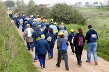 Exercício ao ar livre na Moita «Trilhos de Aventura» pela freguesia de Alhos Vedros