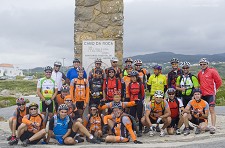 4º Passeio de BTT « Barreiro - Cabo da Roca- Barreiro » Passeio iniciou-se no Barreiro com a viagem de barco para Lisboa