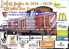 XADREZ BARREIRO - I OPEN dos FERROVIÁRIOS Integrado na Festa do Desporto do Barreiro