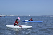 Actividade do Programa Natural Moita Canoagem na Praia Fluvial do Rosário