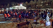 Passeio de S. Silvestre em BTT no Barreiro Cerca de 350 BTTistas que não tiveram medo do frio e da chuva