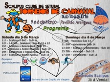 TORNEIO DE CARNAVAL 2011 – SCALIPUS CLUBE SETÚBAL Prevista a presença de cerca de 300 atletas