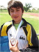 João Mendes, atleta Infantil do MGBOOS - Sesimbra Sagrou-se campeão distrital do Km Jovem