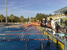 Mais de uma centena de participantes nos campeonatos regionais de natação que se realizam em Reguengos de Monsaraz
