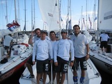 Equipa de Olimpico do Barreiro Seth Sailing Team lidera Match Cup Sweden