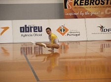Ginasta Beatriz Matos dos MGBOOS - Sesimbra Vencedora do 1º Lugar no Campeonato Distrital de Ginástica Aeróbica Desportiva