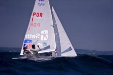 Equipa barreirense de vela no Campeonato do Mundo de 470 na Austrália