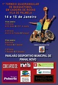 Torneio Quadrangular de Basquetebol em Cadeira de Rodas – Vila de Palmela Apresenta patrocinador «Casa Ermelinda Freitas» de «Os Trovões»