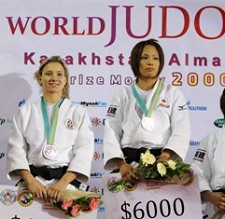 Telma Monteiro conquista prata no Cazaquistão