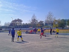 Torneio Fire Ball em Setúbal Jovens de bairros de habitação social da zona da Bela Vista