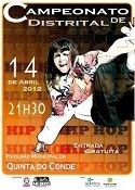 Campeonato Distrital de Hip-Hop de Setúbal no Pavilhão da Escola Secundária da Quinta do Conde em Sesimbra