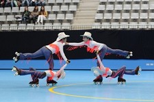 Patinagem do Luso Futebol Clube do Barreiro Primeira presença num Campeonato Europeu com muita qualidade técnica e artística