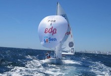 Marinho e Nunes Olímpicos do Barreiro -Team Seth / EDP / Barreiro Sobe à 2ª posição no Mundial de 470 em Barcelonoa