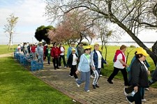 Exercício ao ar livre na Moita «Caminhada Ribeirinha Noturna I» entre Baixa da Banheira e Alhos Vedros
