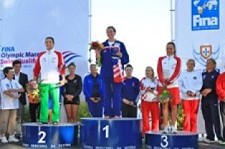 Vencedora da“FINA Olympic Marathon Swim Qualifier 2012” realizada em Setúbal Conquistou Medalha de Prata nos 10 quilómetros em águas abertas em Londres