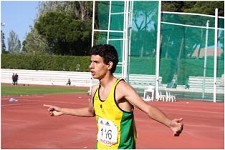 Atletismo da Baixa da Banheira - Moita Diogo Mestre no pódio do Nacional de Juvenis