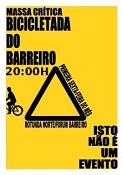 14ª Bicicletada do Barreiro- Massa Crítica na primeira sexta-feira de cada mês