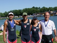 REMADORES DOS FERROVIÁRIOS DO BARREIRO – Ouro e prata WORLD ROWING MASTER 2012- DUISBURG - ALEMANHA