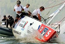 Olimpico do Barreiro no Europeu de Match Race Álvaro, Diogo, Brito, Bernardo e Fontes amanhã em Baiona
