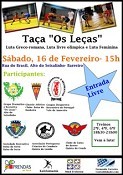 No Grupo Dramático e Recreativo «Os Leças» - Barreiro Hoje Campeonato Distrital de Lutas Olímpicas de Setúbal