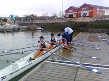 REMO DE MAR EM YOLES - LISBOA Ferroviários do Barreiro 2º lugar em Yolette Juvenil Masculino