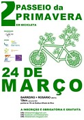 Entre Barreiro e Rosário ( Moita) iBikeBarreiro promove Passeio da Primavera em Bicicleta