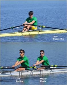 Barreiro - Três remadores do Clube Naval Barreirense Candidatos à Equipa Nacional de juniores . 100% de sucesso nos testes ergométricos
